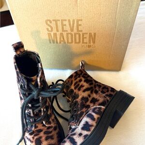Steve Madden Kids Animal Print Boots